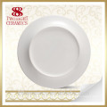 Fine german dinnerware, ceramic decal charge plate, wholesale ceramic white dinner plate